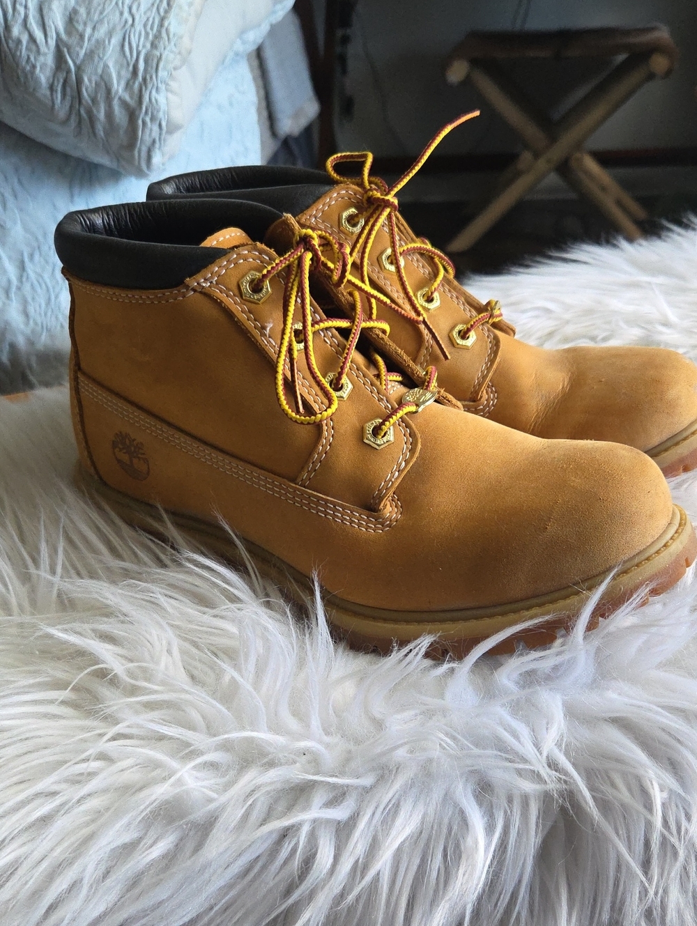 Timberland Wheat Nubuck Ankle Boots Sz 8.5